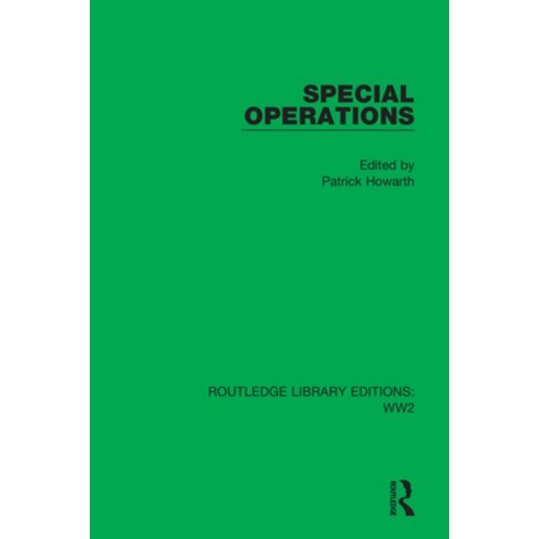 (영문도서) Special Operations Hardcover, Routledge, English, 9781032073774
