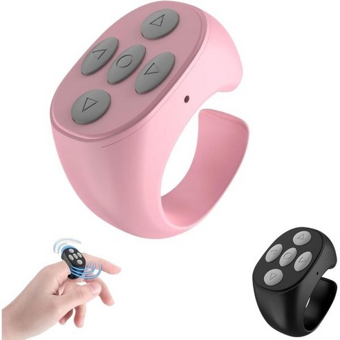 Fingertip Wireless Bluetooth Remote Control Finger Tip 2025 New Rechargeable Video Recording Pink 하이엔드/컴팩트