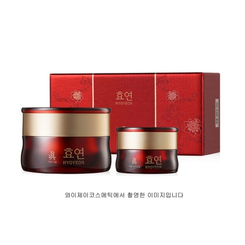 과일나라 효연 자양 한방 크림 기획세트(2ps) 100가지 숙성 화장품 50ml 생기 탄력 주름개선, 1세트