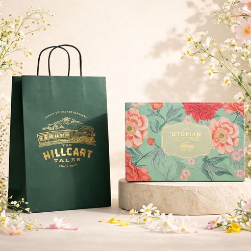 [GIFT SET]힐카트 테일즈 유토피안 트레저 30모슬린 티백 허브차 Hillcart Tales 티백 30개입 총67.5g