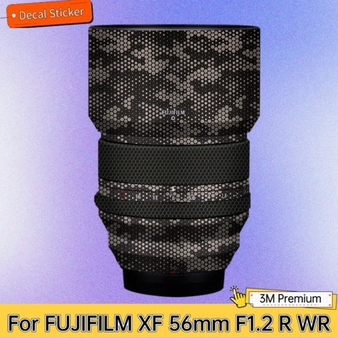 코트 XF 스킨 비닐 II 데칼 FUJIFILM 56mm 스티커 랩 F1.2 스크래치 R WR 필름 방지 보호대 렌즈 56 보호, 10)J - XF 56mm F1.2 R WR