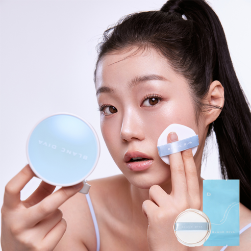 블랑디바 워터벨벳 쿠션 리필 4종, 바닐라, 1개