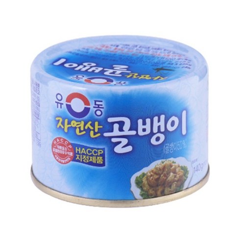 유동 자연산 골뱅이, 140g, 2개