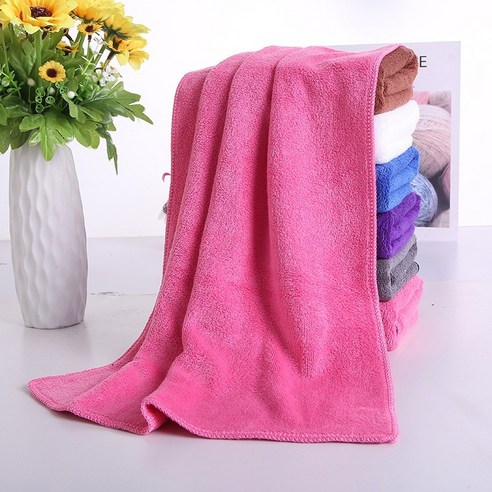 ZZJJC 세차타월차타월400g 두껍게 물흡입클리닝타월세이버타월포, 핑크색, 작은 30*30cm