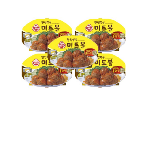 오뚜기 한입쏙쏙 미트볼, 180g, 5개