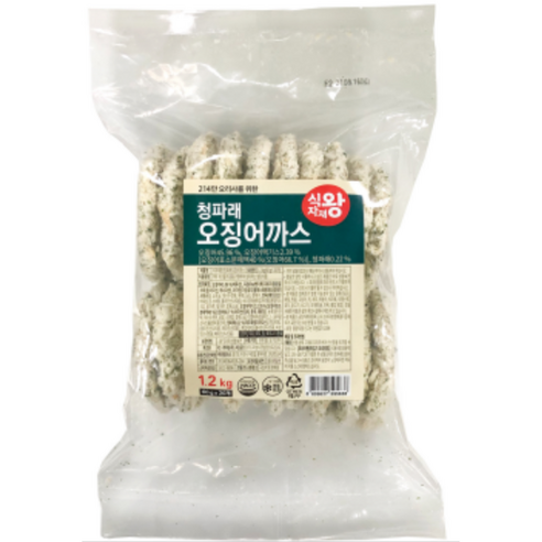 식자재왕 청파래오징어까스, 3개, 1.2kg