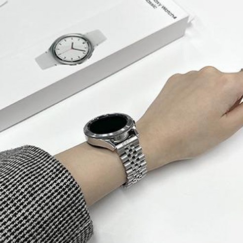 지바 갤럭시 워치 호환 쥬빌레 스트랩 메탈