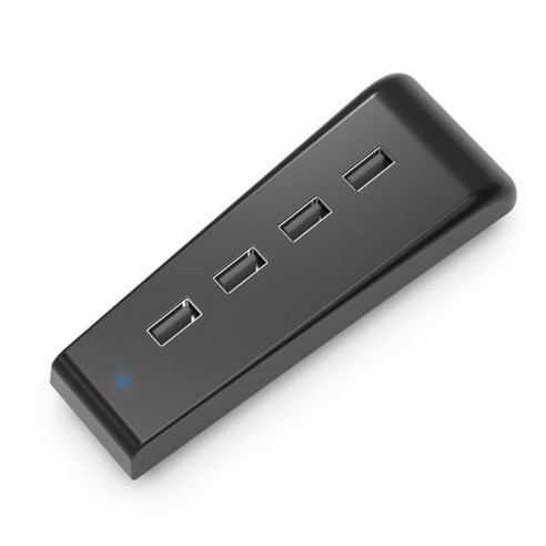 Retemporel DOBE FOMIS ELECTRONICS 용 PS5 4 포트 USB 허브 2.0 분배기 확장기 PS4 PS3 호스트 PC 노트북 엑스박스 원, 검은 색