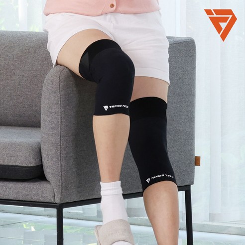 욱신거리는 무릎, 테이핑테크 무릎보호대로 편안하게!