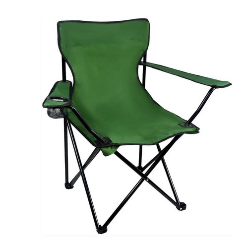 ANYOU 캠핑 의자 캠핑 폴딩 캠핑용품 옥스퍼드 천 의자 낚시 비치 의자, 1개, 녹색
