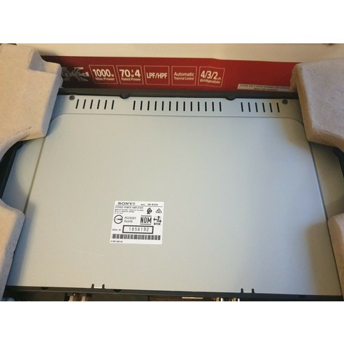 SONY XM-N1004 432 채널 1000W XPIOD 스테레오 파워 카 앰프 카 오디오 스피커 일본산