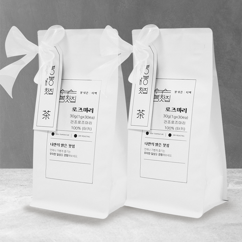 봉봉찻집 로즈마리 삼각티백, 2개, 1g, 30개입