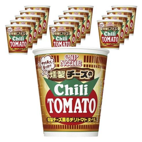 컵누들 훈제 치즈 칠리 토마토 73g, 15개