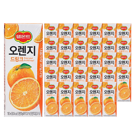 델몬트 오렌지190ml 30개입, 190ml, 30개