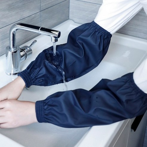 콜리의잡화점 작업용 방수 팔토시 5켤레 세트, 블랙