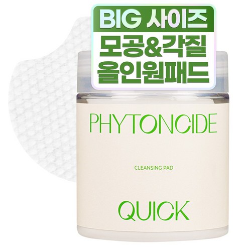 클라뷰 피톤치드 퀵 클렌징 패드 380ml, 100개입, 1개
