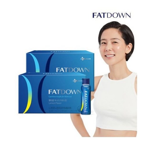 CJ 파워다운 부스터 카르니틴 3박스 세트, 18병, 300ml, 3개 펫다운