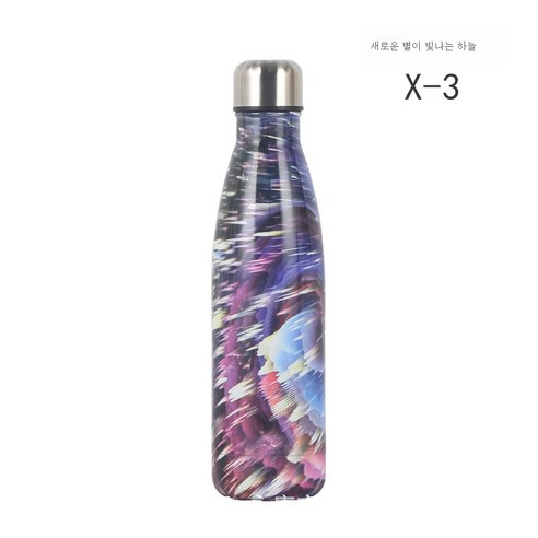 ZZJJC 아이디어 보온병 아이디어 텀블러 아웃도어 보온병, X-3, 500ml