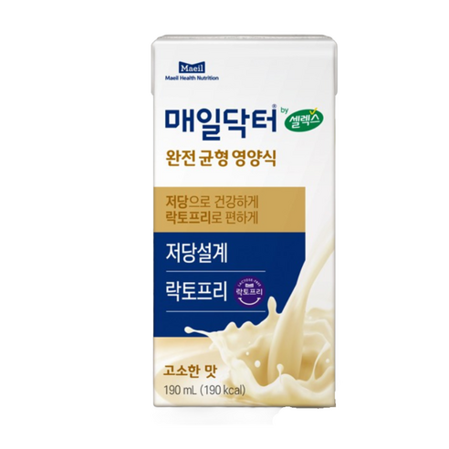 셀렉스 매일닥터 완전 균형 영양식 고소한맛, 190ml, 6개