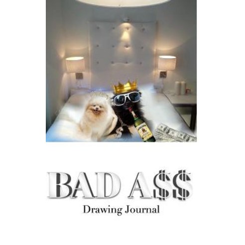 Badass Dog Drawing Journal Paperback, Blurb, English, 9780464091608