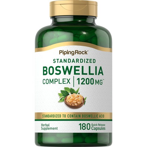 PipingRock 피핑락[미국]보스웰리아 콤프렉스 Boswellia Complex 1200mg 180정capsules., 2개, 1200 mg/180 정capsules, 180정