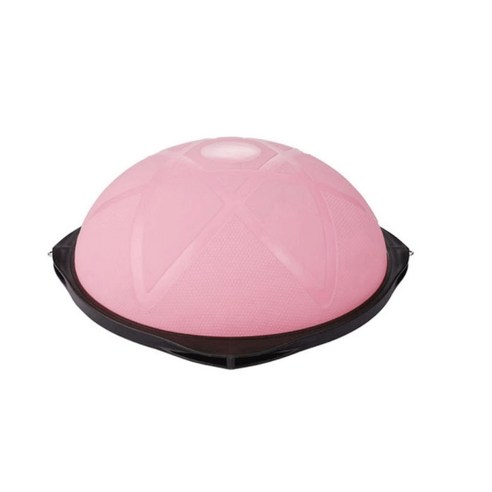 INNOI 보수볼 하프짐볼 반짐볼 필라테스 돔볼 반쪽 코어 홈트 균형잡기 밸런스운동기구, 58cm, 핑크