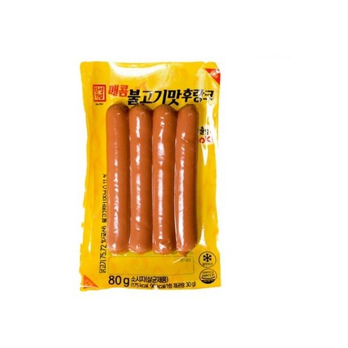 [무료배송] 매콤 불고기맛 후랑크 80g