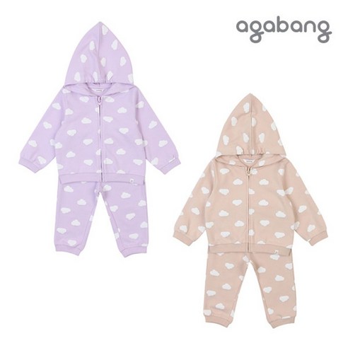 아가방 리브구름집업상하(BEIGE PURPLE)_01P553003 동수원