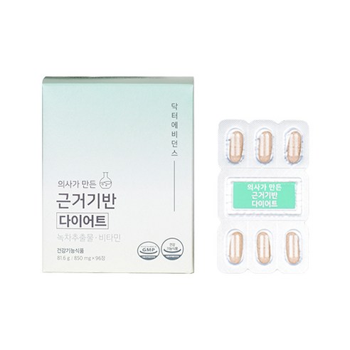 닥터에비던스 근거기반 다이어트 보조제, 96정, 3개