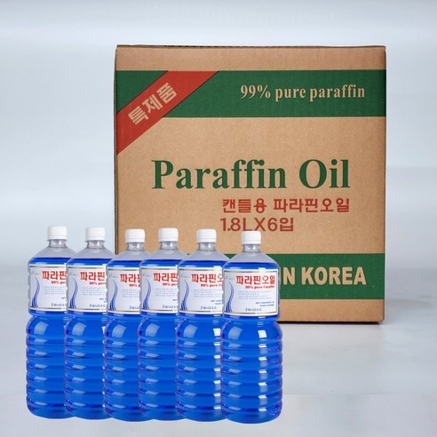 파라핀오일 캔들 액체 파라핀 오일램프 대용량 1.8L X 6입 노랑, PR6 초록