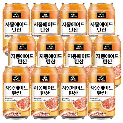 해태htb 썬키스트 자몽소다, 355ml, 12개