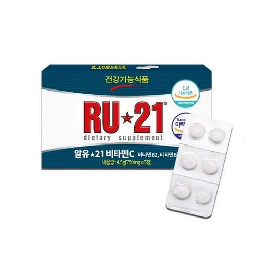 RU-21 알유21 비타민C 6정 1개