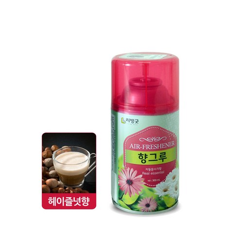 리빙굿 향그루 자동분사기, 280ml, 4개