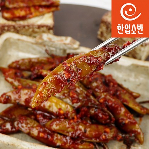 한입소반 고추(청양고추장아찌무침)장아찌, 1개, 400g