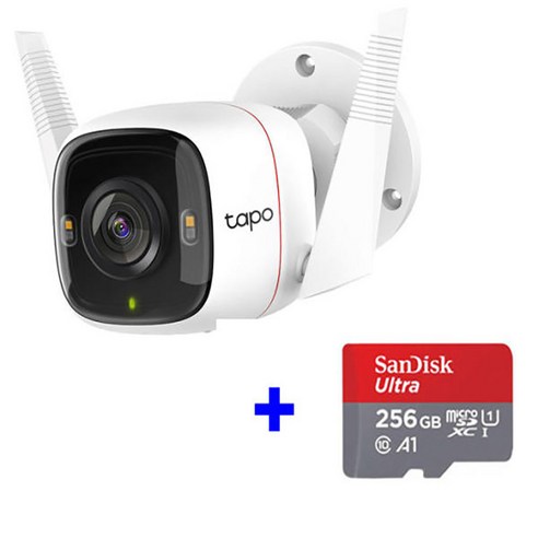 티피링크 Tapo C320WS 홈CCTV + Micro SD 카드 256GB