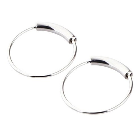 2pcs 코 코 후프 Tragus 귀 피어싱 스틸