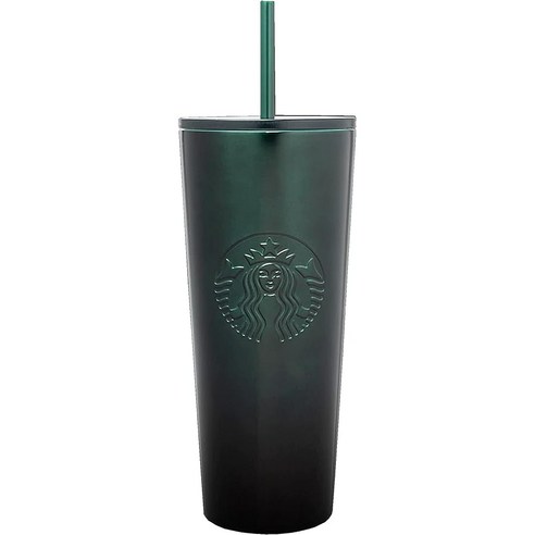 [스타벅스] Charcoal Stainless Steel Cold Cup - 710ml, BLACK