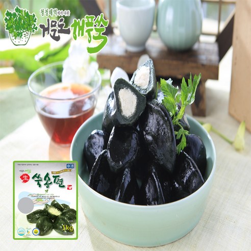 여수 거문도 해풍쑥 찐송편 500g *2, 2개