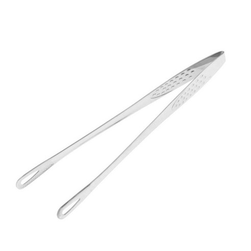 바베큐 그릴 집게 음식 집게 주방 집게 고기 집게, 실버, 24CM, 304 스테인레스 스틸