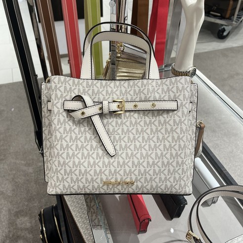 마이클코어스 Michael Kors Emilia Small Logo Satchel 에밀리아 멀티 패턴 스몰 사첼백 35H0GU5S1B 호환