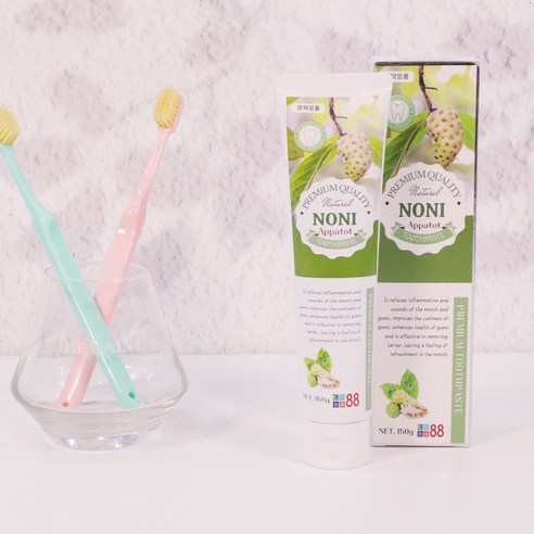 자연의 순수함으로 되찾는 건강한 미소, 노니 치약