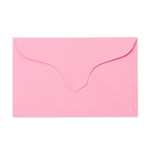 95x60mm 100매 컬러 미니 카드 증명사진 쿠폰 종이 봉투 명함봉투 루트바나나, 핑크, 200개