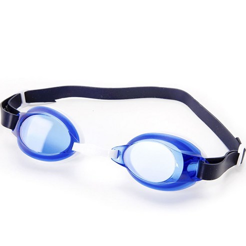 스피도 레크레이션 폴리카보네이트 렌즈 물안경 8-092978577, 블랙 + 블루