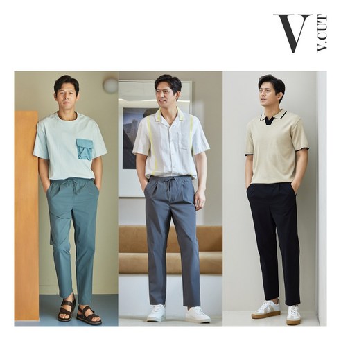 V.CUT(브이컷) 남성 뉴핏 NEW FIT 아이스팬츠 3종