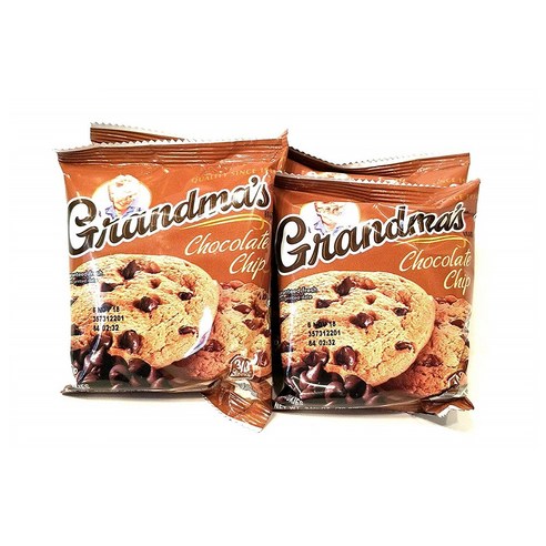 Grandma's Chocolate Chip Cookies 그랜드마 초콜릿 칩 쿠키 81.5g x10개, 10개