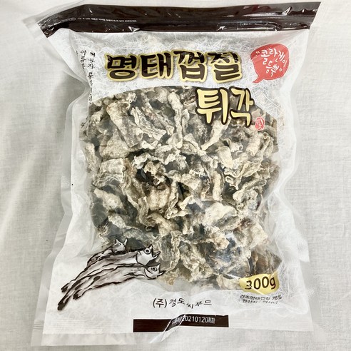 박하지 청도식품 저분자 어류콜라겐이 풍부한 바삭바삭고소한 명태껍질 튀각 300g 1봉, 1 Best Top5 박하지 청도식품 저분자 어류콜라겐이 풍부한 바삭바삭고소한 명태껍질 튀각 300g 1봉, 1 Best Top5