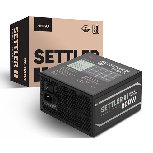 앱코 SETTLER-II ST-800S 80PLUS STANDARD