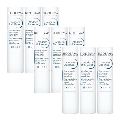 BIODERMA Atoderm sticks levres 4g DUO, 무향, 2개