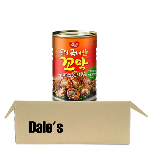 데일즈기획 동원 국내산 꼬막 캔 통조림, 1개, 280g