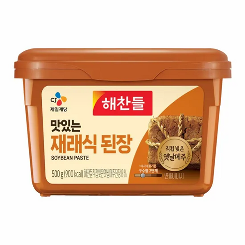 해찬들 재래식 된장, 1kg, 2개